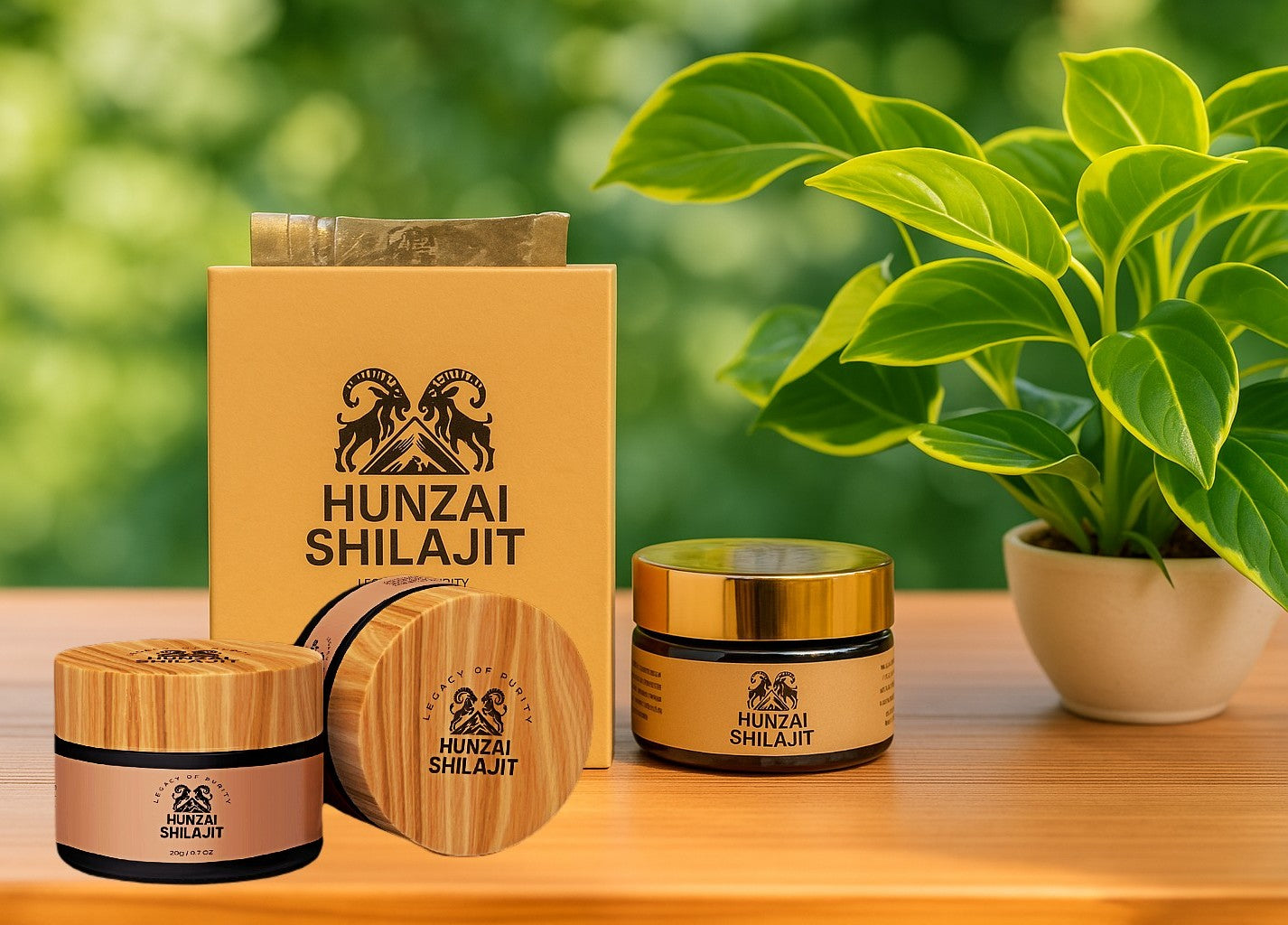 Pure Hunza Shilajit – 70% Fulvic Acid Himalayan Resin | Natural Energy Supplement from Pakistan | Boosts Stamina & Immunity