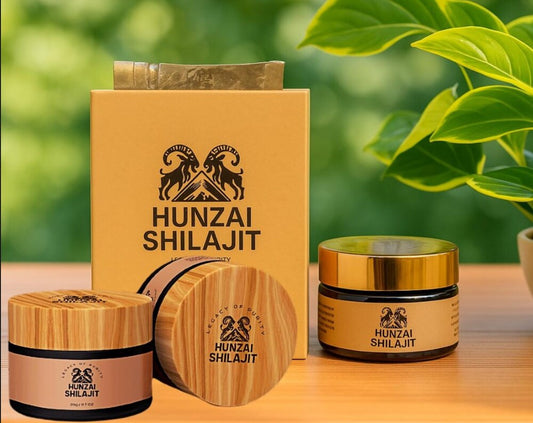 Hunzai Himalayan Organic Family pack 3Packs Shilajit  | 100 Percent  Natural | Ayurvedic Energy & Immunity Booster | Up to 70% Fulvic Acid.
