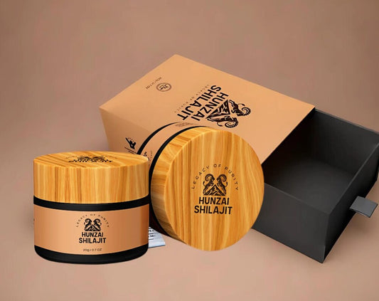 Hunzai Himalayan Organic 2 PACKS Shilajit Resin  | 100 Percent  Natural | Ayurvedic Energy & Immunity Booster | Up to 70% Fulvic Acid.