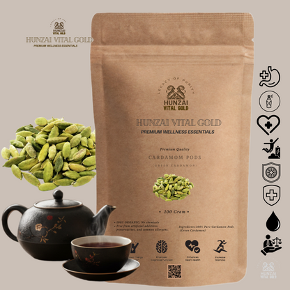 Premium Organic Green Cardamom Pods ||  Elettaria Cardamom  || Fresh Aromatic & Organic ||  Organic Tea | 100% Natural