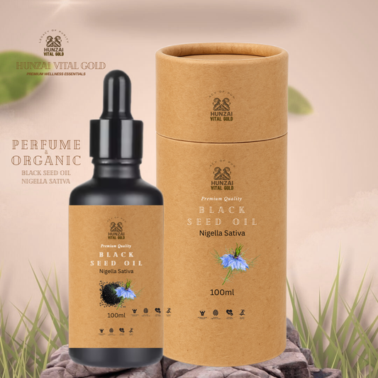 Organic Pure Black Seed Oil – Cold Pressed Nigella Sativa Oil – 100% Natural Skin and Hair Care Oil – 100 ml