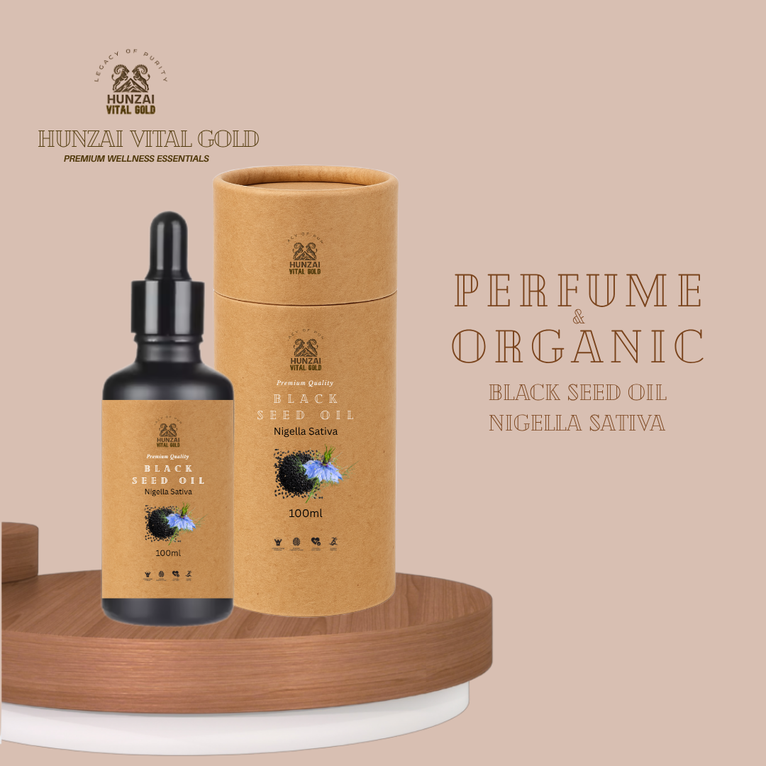 Organic Pure Black Seed Oil – Cold Pressed Nigella Sativa Oil – 100% Natural Skin and Hair Care Oil – 100 ml