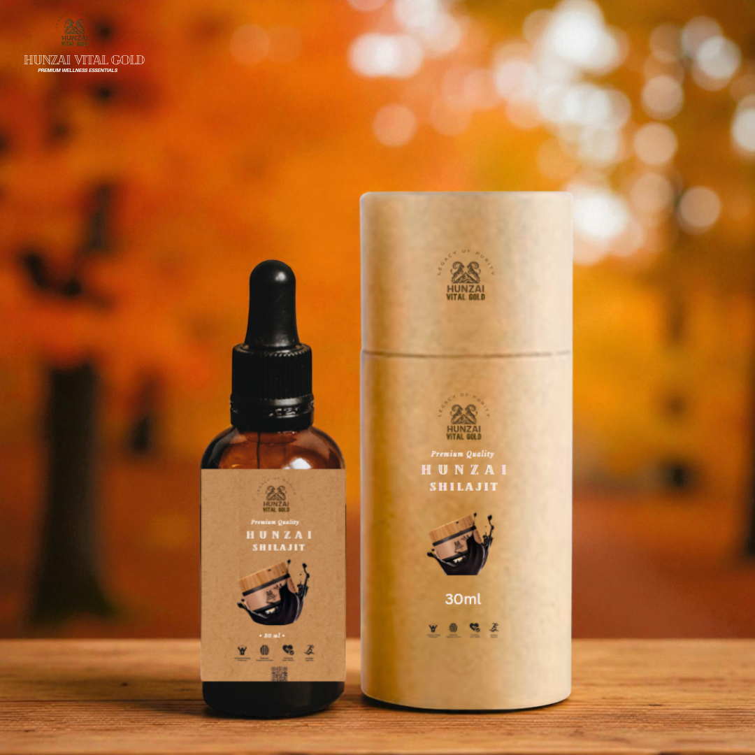 Organic Himalayan Shilajit Drops – Pure Resin Extract with 70% Fulvic Acid | Natural Energy Supplement