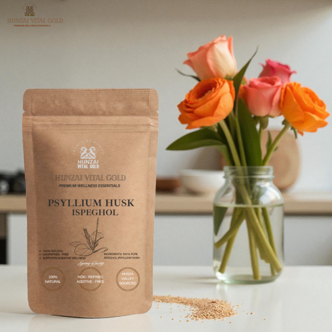 Organic Psyllium- Husk  (Isabgol) – 100% Natural Digestive Fiber | Ayurvedic Superfood for Gut Health