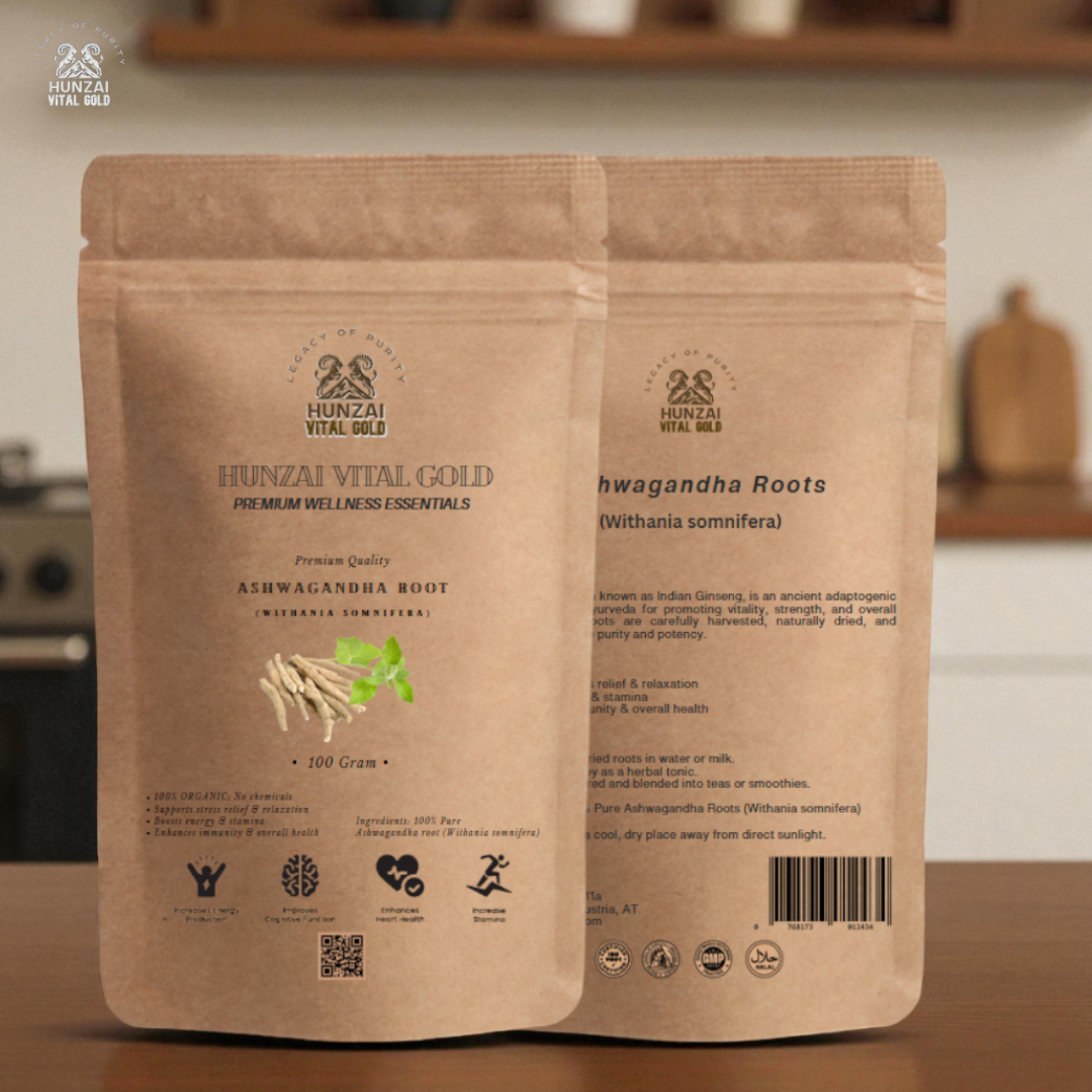 Organic Ashwagandha Root Tea – Premium Withania Somnifera | 100% Chemical-Free Plant-Based Wellness