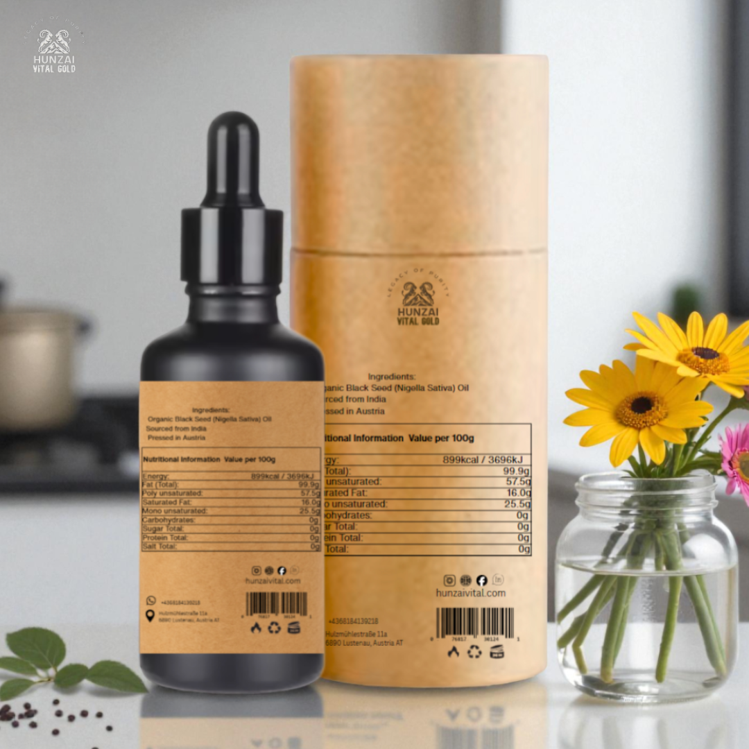 Organic Pure Black Seed Oil | 100% Natural Skin and Hair Care Oil  100 ml