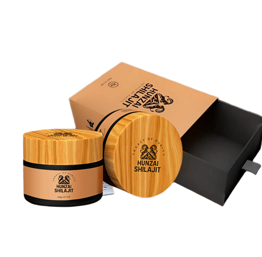 Hunzai Himalayan Shilajit Resin (2 Packs) – 100% Organic Ayurvedic Energy & Immunity Booster | Up to 70% Fulvic Acid