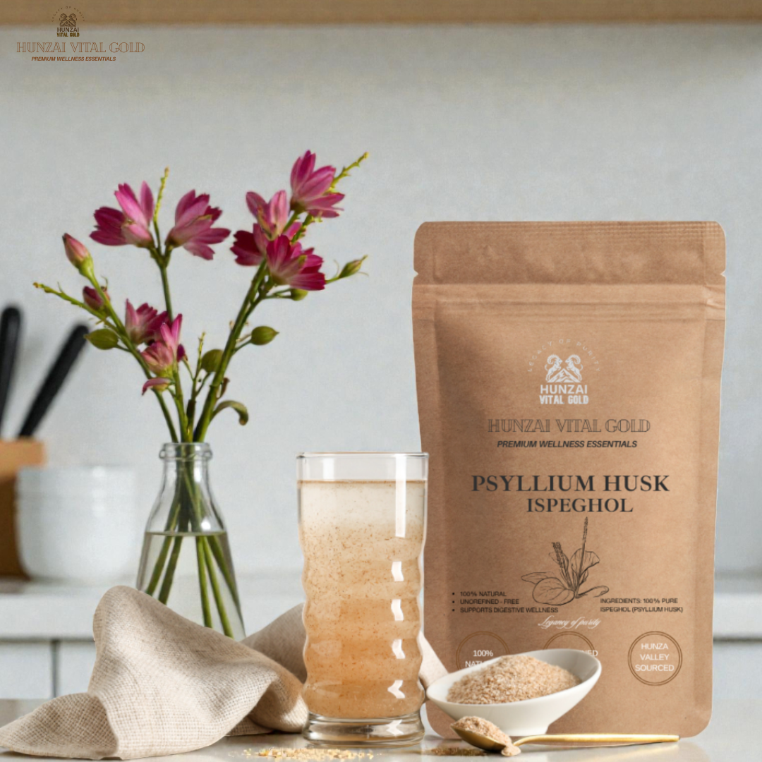 Organic Psyllium- Husk  (Isabgol) – 100% Natural Digestive Fiber | Ayurvedic Superfood for Gut Health