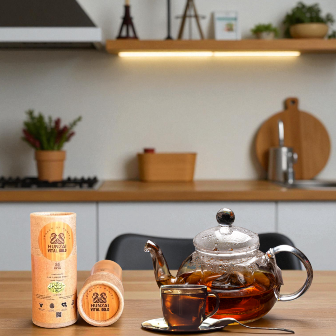 Premium Organic Green Cardamom Pods – Elettaria Cardamom | Fresh, Aromatic & 100% Natural | Organic Tea