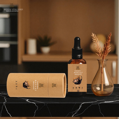 Organic Himalayan Shilajit Drops – Pure Resin Extract with 70% Fulvic Acid | Natural Energy Supplement