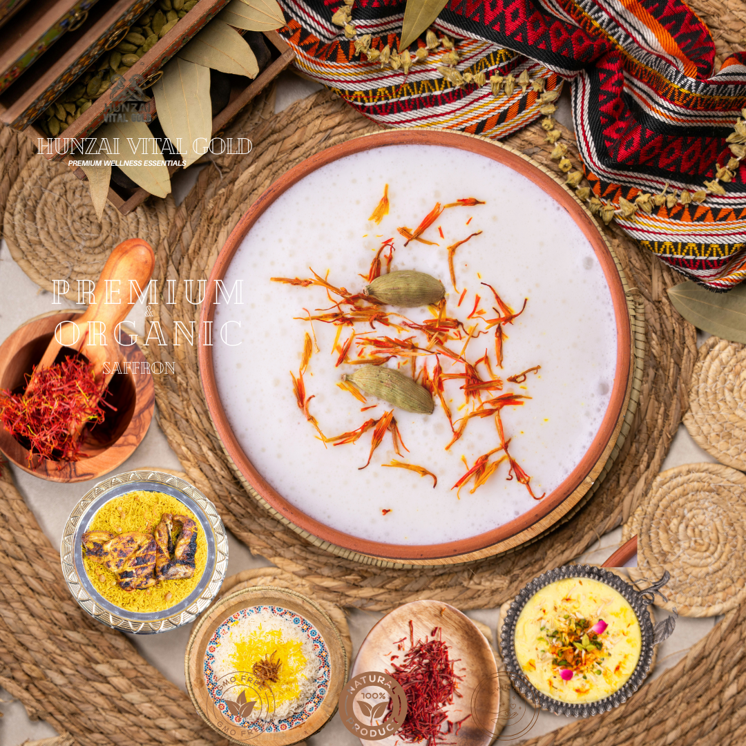 A+ Organic Kashmiri Saffron – Crocus sativus | Pure, Hand-Harvested Grade A+ | Deep Aroma & Rich Flavor 1g