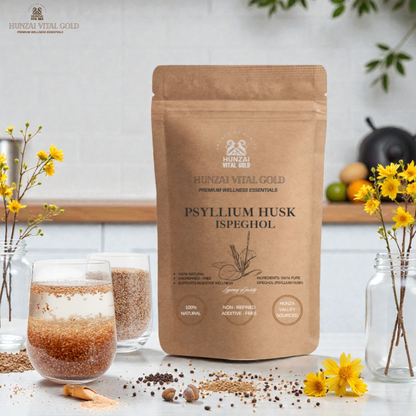 Organic Psyllium- Husk  (Isabgol) – 100% Natural Digestive Fiber | Ayurvedic Superfood for Gut Health