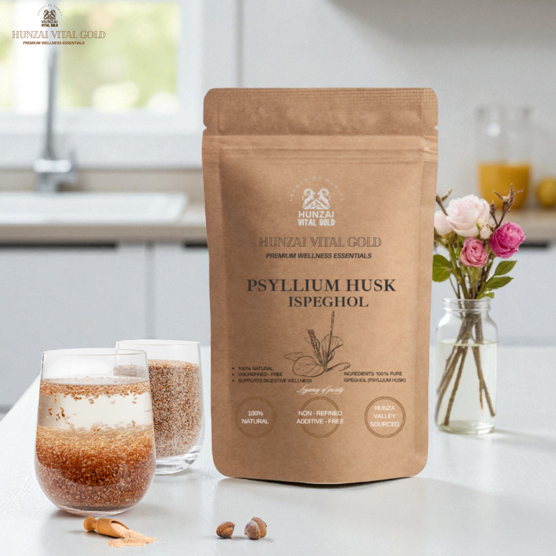 Organic Psyllium- Husk  (Isabgol) – 100% Natural Digestive Fiber | Ayurvedic Superfood for Gut Health