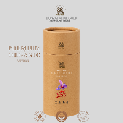 A+ Organic Kashmiri Saffron – Crocus sativus | Pure, Hand-Harvested Grade A+ | Deep Aroma & Rich Flavor 1g