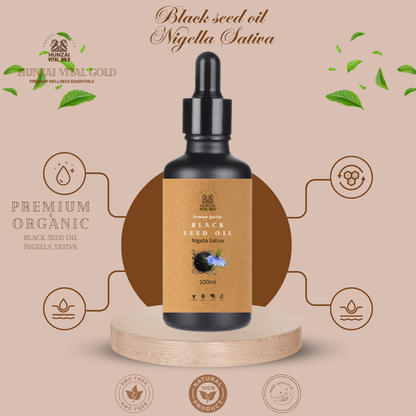 Organic Pure Black Seed Oil | 100% Natural Skin and Hair Care Oil  100 ml