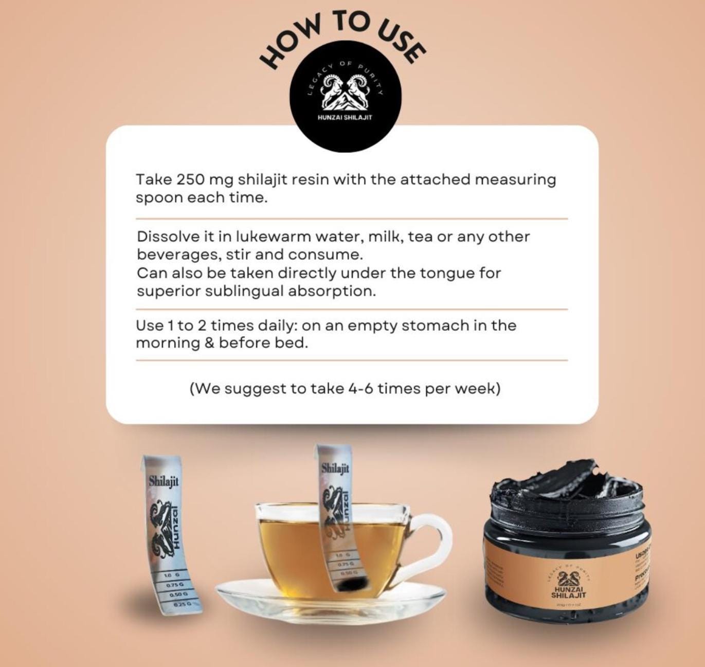 Hunzai Himalayan Organic Family pack 3Packs Shilajit  | 100 Percent  Natural | Ayurvedic Energy & Immunity Booster | Up to 70% Fulvic Acid.