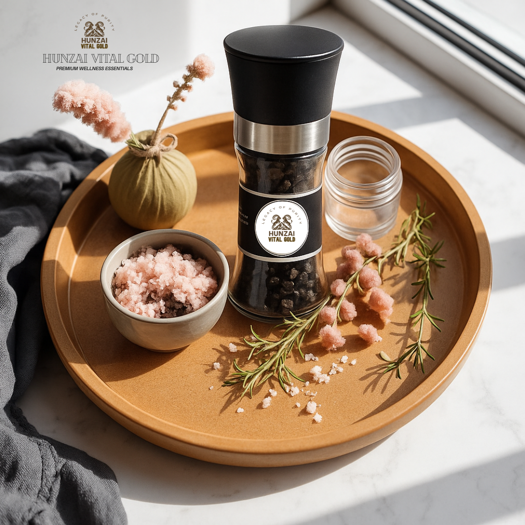 Himalayan Kala Namak | Black Salt | Finely Ground | 100% Natural & Mineral-Rich | Food Grade | Bold, Aromatic | 80+ Trace Minerals | 190g