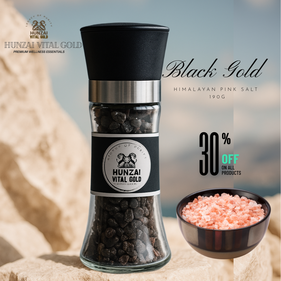 Himalayan Kala Namak | Black Salt | Finely Ground | 100% Natural & Mineral-Rich | Food Grade | Bold, Aromatic | 80+ Trace Minerals | 190g