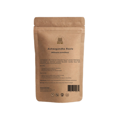 Organic Ashwagandha Root Tea – Premium Withania Somnifera | 100% Chemical-Free Plant-Based Wellness
