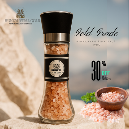Himalayan Kala Namak | Black Salt | Finely Ground | 100% Natural & Mineral-Rich | Food Grade | Bold, Aromatic | 80+ Trace Minerals | 190g