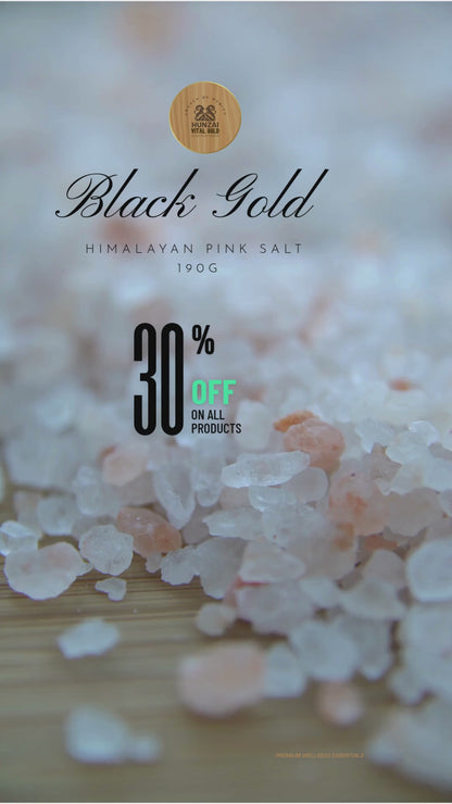 Himalayan Kala Namak | Black Salt | Finely Ground | 100% Natural & Mineral-Rich | Food Grade | Bold, Aromatic | 80+ Trace Minerals | 190g